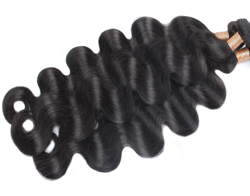 Faisceaux de cheveux vierges ondulés (8 à 40 pouces)