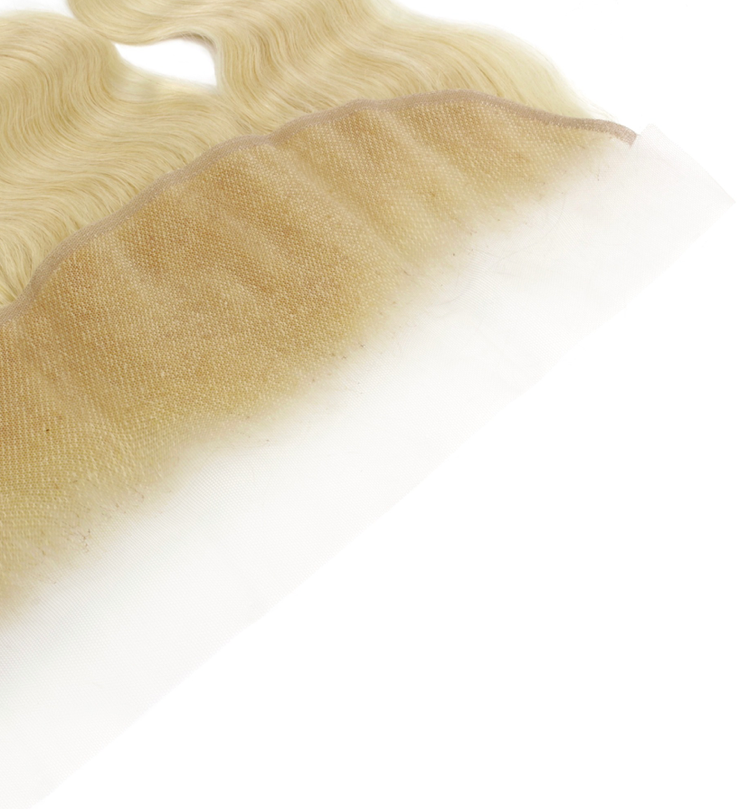 Frontal Body Wave con Encaje Transparente - 10 a 22 Pulgadas #613