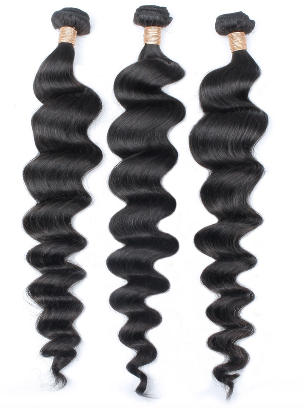 Loose Wave Virgin Hair Bundles (8 - 40 pulgadas)