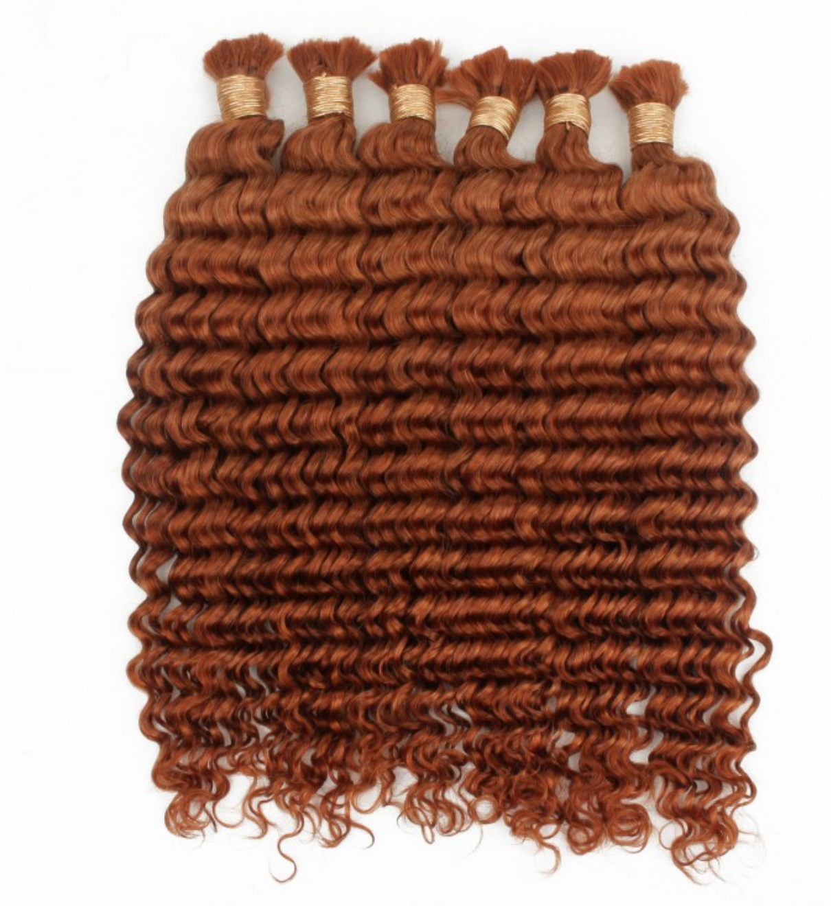 Deep wave Bulk Hair Color 350#