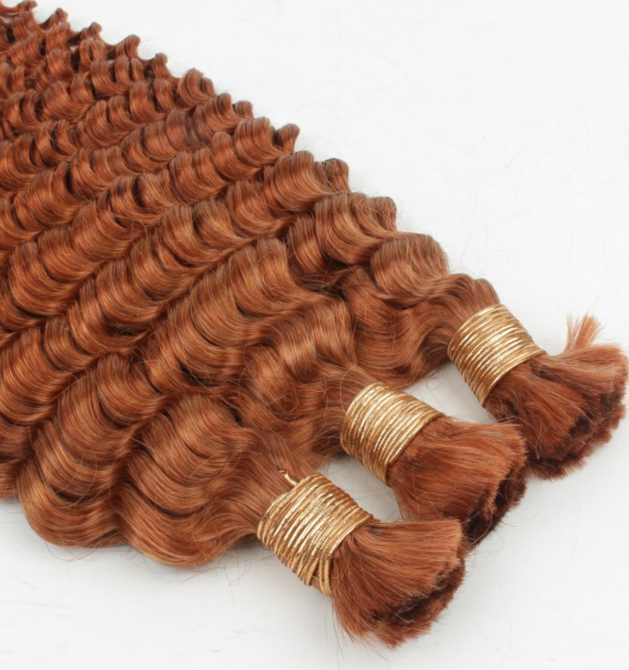 Deep wave Bulk Hair Color 350#