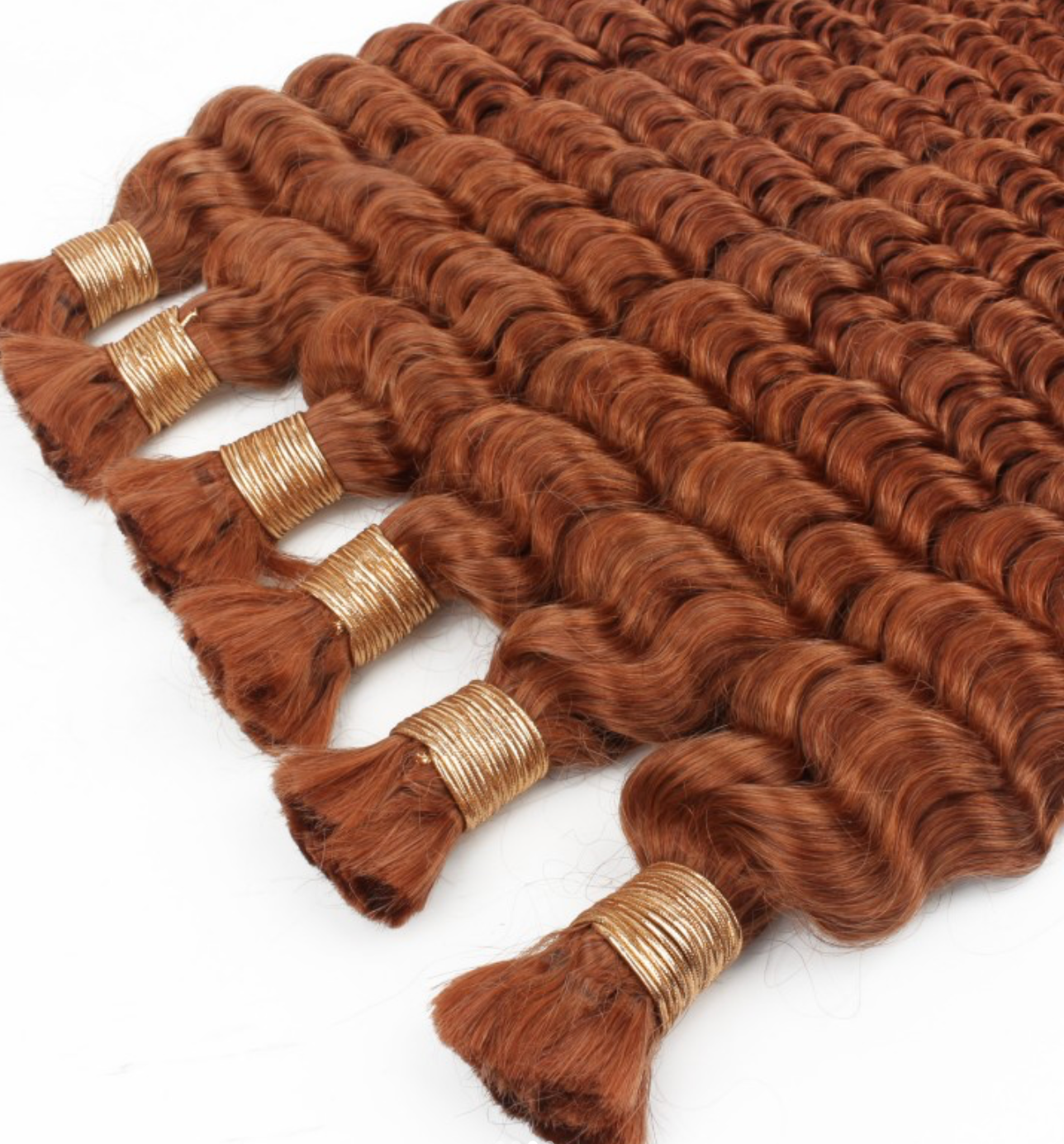 Deep wave Bulk Hair Color 350#