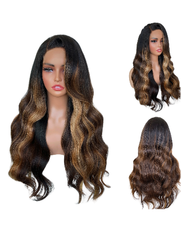Peluca Balayage de Lujo 180% Densidad – Encaje HD