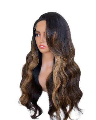 Peluca Balayage de Lujo 180% Densidad – Encaje HD