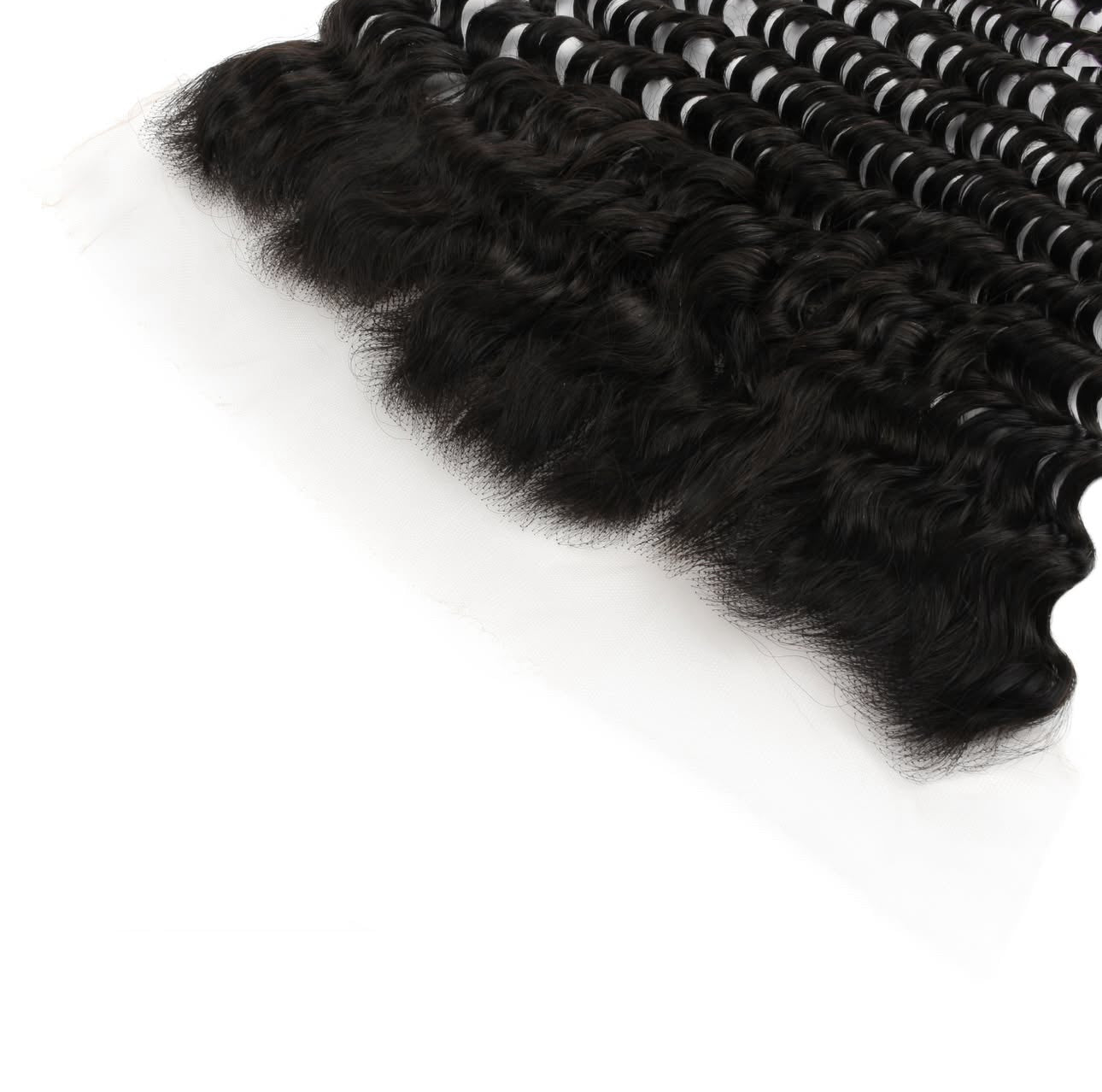 Deep Wave 13X4 HD Lace Frontal color Natural 20 pulgadas