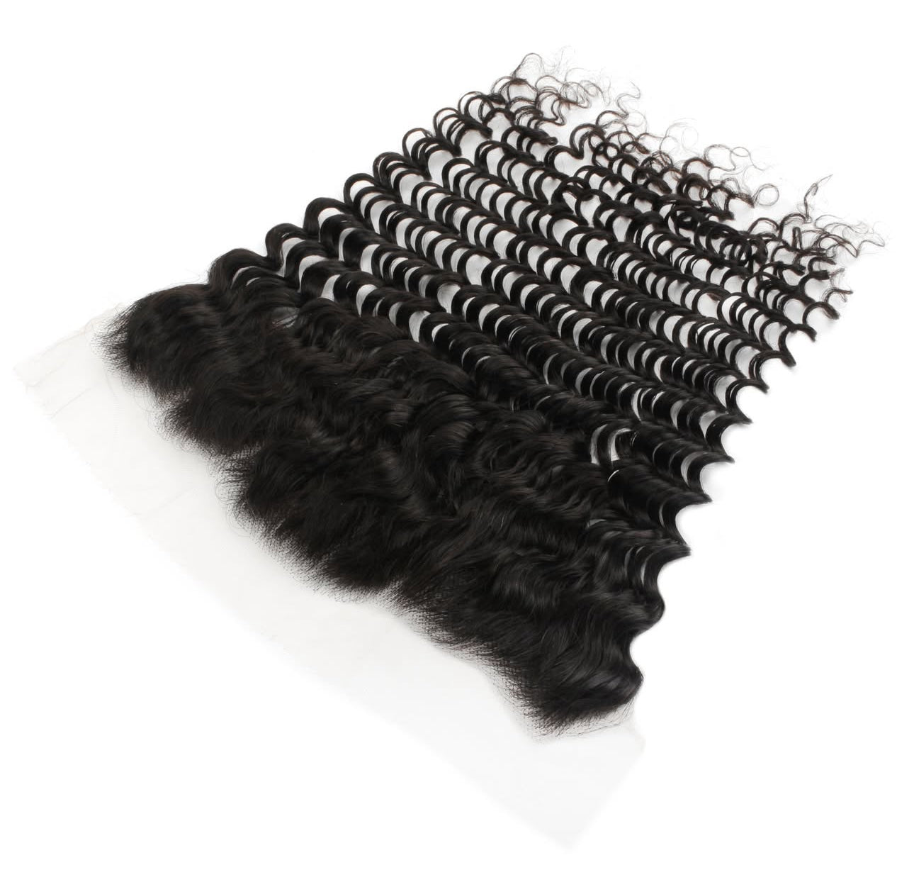 Deep Wave 13X4 HD Lace Frontal color Natural 20 pulgadas