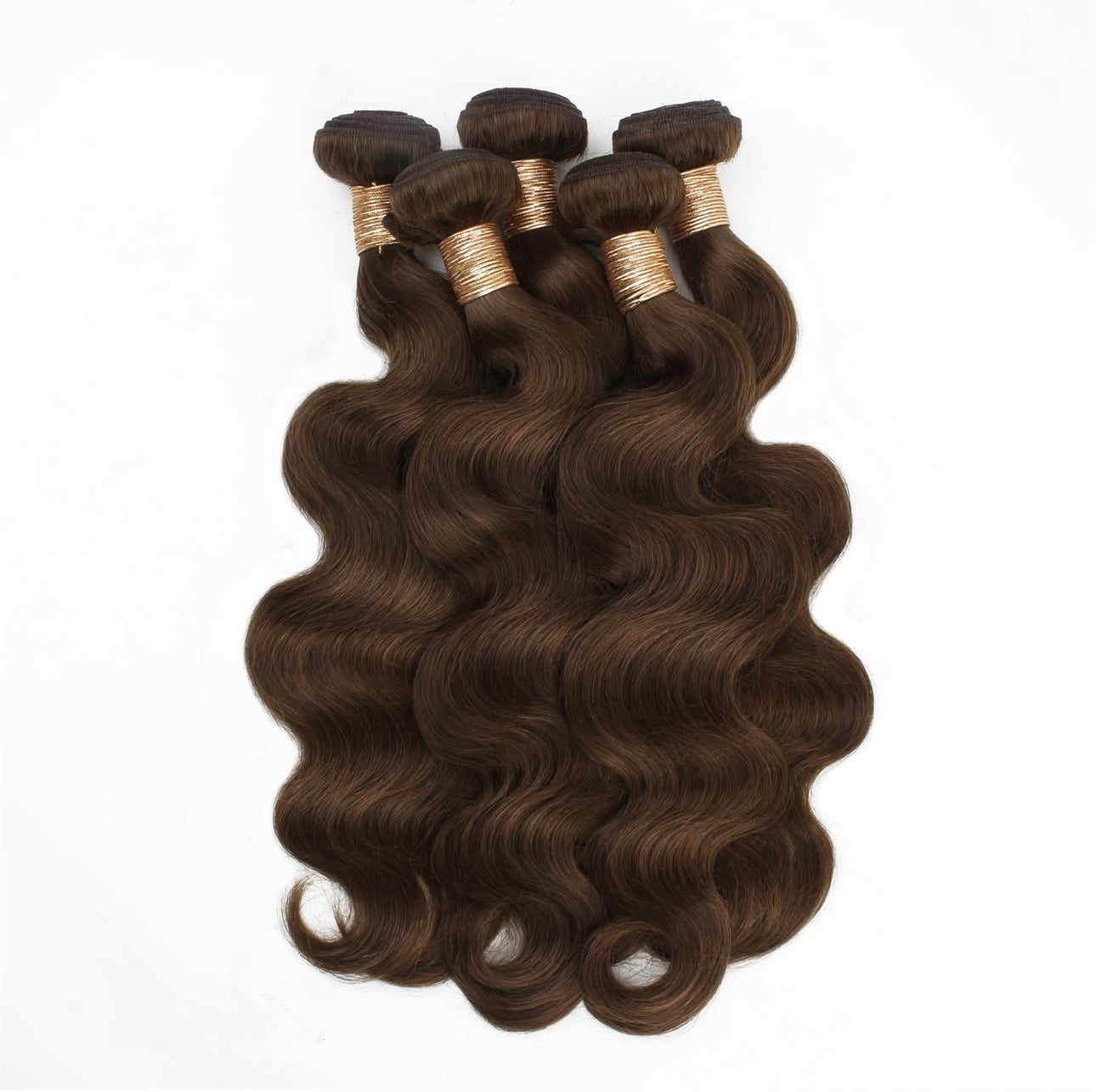 Bundle Extensiones BW Body Wave Color 4#, 18 Pulgadas