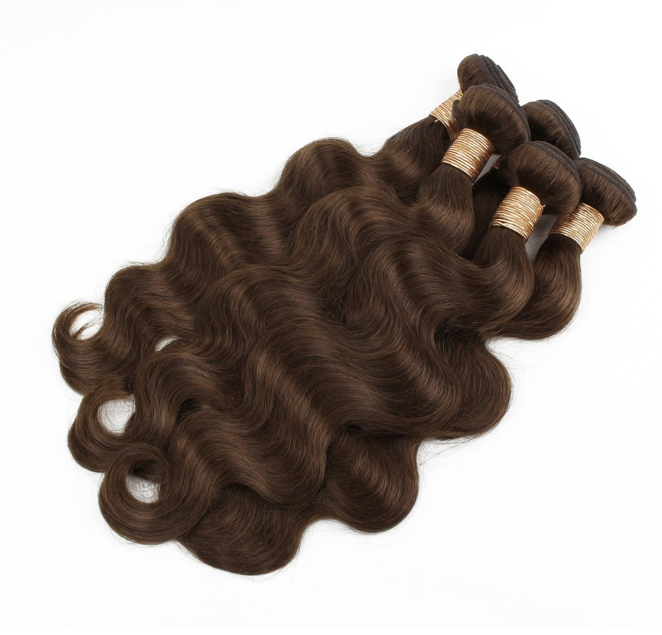 Bundle Extensiones BW Body Wave Color 4#, 18 Pulgadas